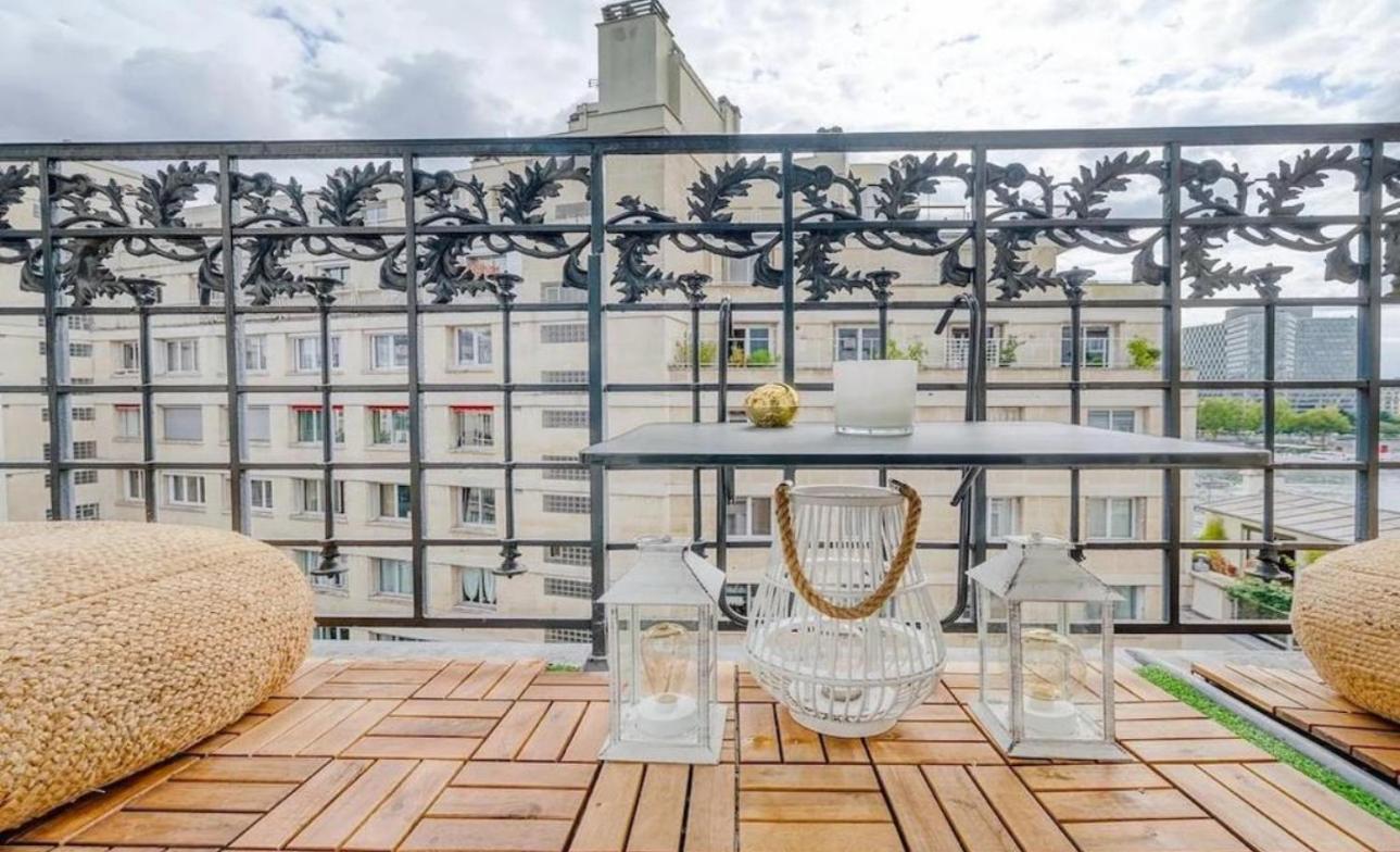 Quai De Seine Tour Eiffel Trocadero Apartment Paris Bagian luar foto